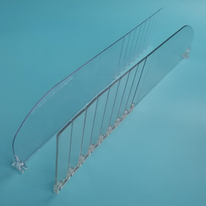 Séparateur d'étagère en acrylique pour pharmacie, séparateur d'étagère en plastique réglable pour entrepôt et réfrigérateur commercial, séparateur d'étagère pour livres - Product Image 4