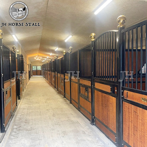 Panneaux internes résistants d'écuries d'équipement de cheval de style europé<span class=keywords><strong>en</strong></span> de bâtiment Boîte de portes de stalle de cheval avec le revêtement de poudre - Product Image 1