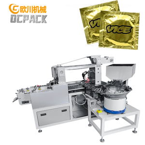 Vollautomatische Rechteckige Kondom-Versiegelungs- und Folienverpackungsmaschine - Product Image 1