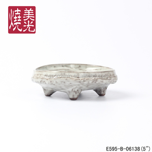 Piatto in Gres per Ristoranti Giapponesi e Hotel, Ecologico, per Servire Insalata, Dessert e Cereali, Stile <span class=keywords><strong>Zen</strong></span> Asiatico, 5 Pollici - Product Image 2