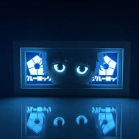 Verrouillage bleu Seishiro Nagi Anime boîte à lumière papier découpé Lightbox Manga Led veilleuse pour enfants chambre décoration lampe de Table