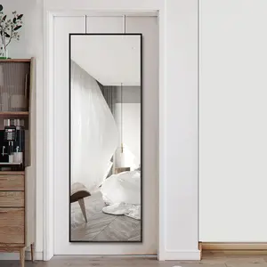 Die spiegel, die aufgehängt werden können auf die schlafzimmer tür umkleidekabine tür Voll-länge spiegel Hängen tür spiegel