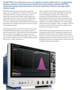 ออสซิลโลสโคป Rohde & Schwarz RTO64 ความแม่นยำสูง 6GHz รับประกัน 1 ปี เครื่องทดสอบ ผลิตในสหรัฐอเมริกา รองรับแรงดันไฟฟ้าหลายระดับ - Product Image 3