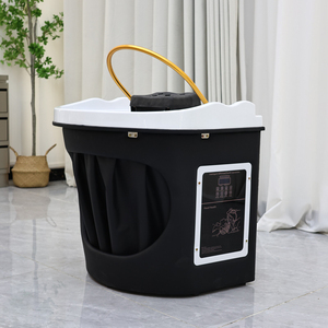 Bac à shampoing portable en acrylique épaissi pour salon de coiffure moderne, lavabo de spa, bassin de thérapie capillaire amovible, hauteur réglable, hôtel - Product Image 5