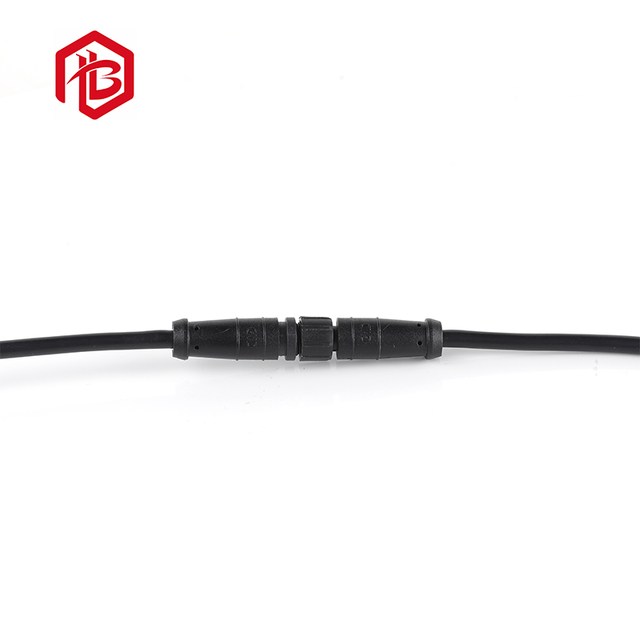 Black 2-6pin Electric Plug Connectors Low Voltage M8 Mini Male and Female Waterproof Connector