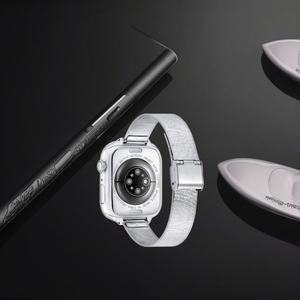 Correa de Reloj Inteligente Deportiva Ultra 2024, Acero Inoxidable Milanesa, Nuevo Estilo, 20mm 45mm 44mm 46mm, Correas Transpirables - Product Image 3