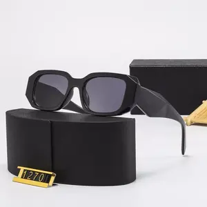 High End Modische Luxus Designer Berühmte Marke Sonnenbrille Benutzer definiertes Logo Trendy übergroße Designer Black Branded Shades