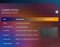 Pantalla LED para TV de interior COB P0.93 P1.25 P1.56 16:9 4K/8K de tamaño personalizado