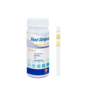 Bandelettes de test 3-en-1 pour piscine et spa - 50 unités, test rapide en <span class=keywords><strong>30</strong></span> secondes pour le chlore libre/brome, le pH et l'alcalinité totale - Product Image 5