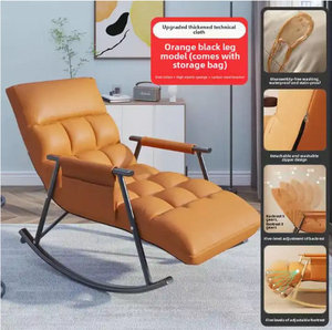 Fauteuil inclinable à bascule moderne en métal, <span class=keywords><strong>chaise</strong></span> <span class=keywords><strong>longue</strong></span> pour salon, chambre à coucher, balcon - Product Image 2