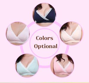 Soutien-gorge d'<span class=keywords><strong>allaitement</strong></span> en coton sans armatures avec dentelle - Product Image 4