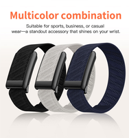 Bracelet intelligent H50 sans écran, étanche IP68, moniteur de fréquence cardiaque, tracker de fitness, montre connectée pour hommes et femmes, bracelet de sport