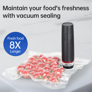 Scelleuse sous vide portable R-PACK - Rechargeable, à commande d'une seule touche pour garder les aliments frais n'importe où (Noir) - l'aspirateur portable R-PACK - Product Image 3