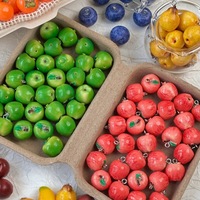 Collection de Perles en Résine 3D Mignonnes en Forme de Fruits (Pomme, Mangue, Poire) pour DIY, Pendentifs et Accessoires de Bracelet Faits Main