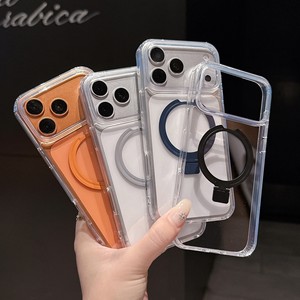 เคสโทรศัพท์ใสแบบมีขาตั้ง TPU สำหรับ iPhone 18 17 Air 16 15 14 Plus 13 12 Pro Max ป้องกันแรงกระแทก ฝาหลังนิ่ม - Product Image 1