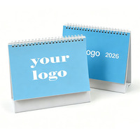 Calendrier de bureau personnalisé avec votre logo, imprimé en couleur, pour usage familial