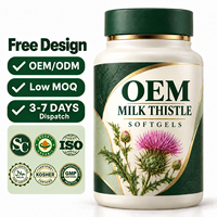 Gélules de Chardon-Marie : Complément Herbal en Capsules, OEM, ODM, Étiquette Privée, Étiquette Personnalisée pour Bouteille, Faible MOQ, Vente en Gros