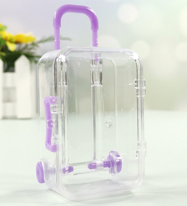 Boîtes cadeaux en plastique transparentes personnalisées, mini dossiers, design en matériaux recyclés, boîte à bonbons, gaufrage, <span class=keywords><strong>d</strong></span>écoration de fête <span class=keywords><strong>d</strong></span>'<span class=keywords><strong>anniversaire</strong></span> - Product Image 3