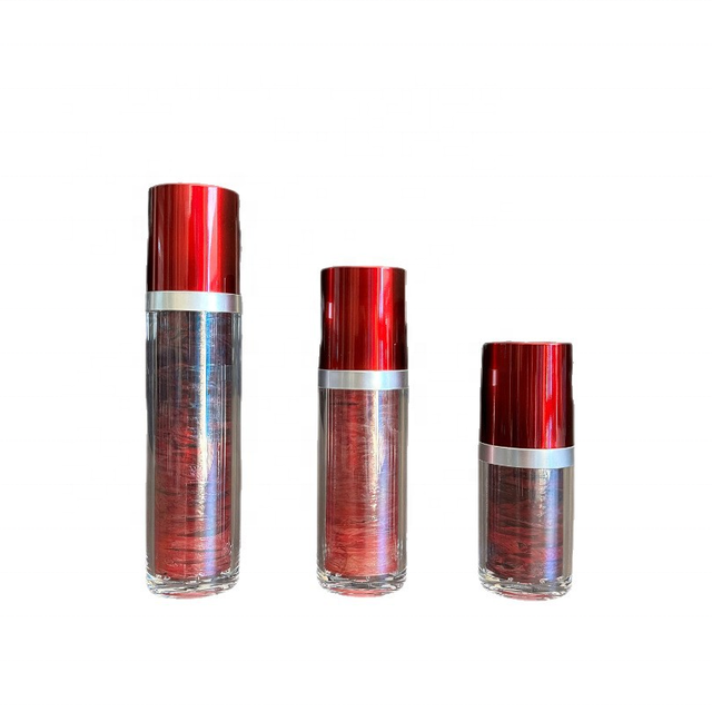 15ml, 30ml, 50ml Luxury Refillable Cosmetics Packaging, Transparent Serum, No air Pump Bottle, Facial Skincare