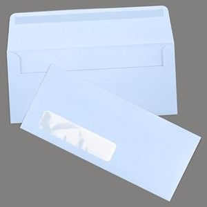 Enveloppes personnalisées à fenêtre #10 enveloppes auto-scellantes enveloppe d'emballage pour les factures à en-tête d'affaires de bureau - Product Image 5