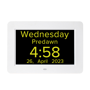 Bảng đồng hồ 8 inch <span class=keywords><strong>LCD</strong></span> hiển thị thời gian với ba mức độ sáng và thuốc nhắc nhở lịch đồng hồ cho chứng mất trí - Product Image 1