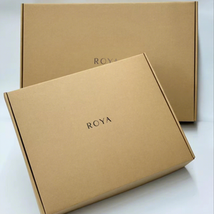 صناديق تغليف قابلة للطي مخصصة، صناديق شحن قابلة للتحلل الحيوي، صناديق تغليف متوسطة وكبيرة وصغيرة للأحذية والملابس - Product Image 1