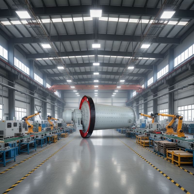 Zhongde Factory Price Automatic Ball Mill