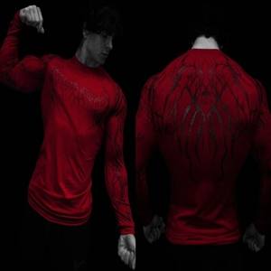 Maglietta da <span class=keywords><strong>palestra</strong></span> XIANGYU Presse a maniche lunghe Chaud per uomo s fornitore di abbigliamento caldo da uomo Pro Club <span class=keywords><strong>t</strong></span>-<span class=keywords><strong>Shirt</strong></span> De Haute Qualite - Product Image 6