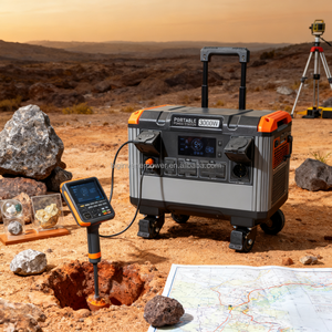 Station d'alimentation portable BIGINVERTER 3000W pour équipement de détection géologique et utilisation en prospection - Product Image 2