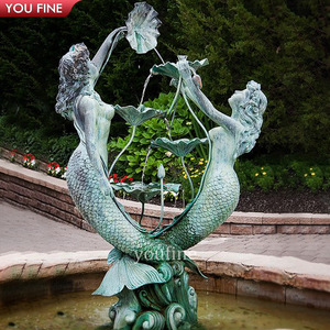 Hot Sale Outdoor Large <strong>Bronze</strong> <strong>Mermaid</strong> <strong>Statues</strong> Fountain - Product Image 5