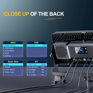 Shehds không ướt sân khấu flasher <span class=keywords><strong>Strobe</strong></span> ánh sáng ngoài trời IP65 LED RGB đèn 350W di chuyển đầu <span class=keywords><strong>Strobe</strong></span> ánh sáng cho Đảng Disco DJ hiển thị - Product Image 3