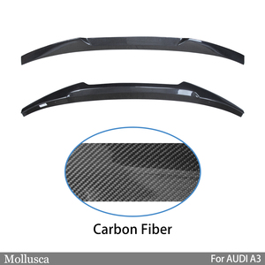 สปอยเลอร์หลังคาร์บอนไฟเบอร์แท้ สำหรับ A3 S3 RS3 8V M4 สไตล์ ปี 2013-2020 - Product Image 2