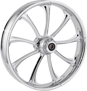 Rueda delantera forjada Chrome Deep Concave RC Components 21350-9031-124C Revolt de doble disco - 21 pulgadas. X 3.5in.-Cromo - Product Image 3