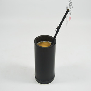 Natural <b>Bamboo</b> <b>Straws</b> Deep Carbonization Reusable For Drinking Water Juice Coffee Stirring Chongqing Origin ZX-04 - Product Image 3