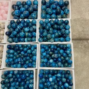 سعر المصنع جودة عالية الشفاء الطبيعي الكريستال المصقول الكرة الزرقاء Apatite المجال للهدايا المعدنية - Product Image 5