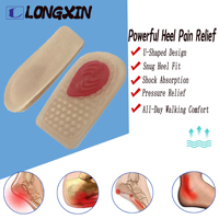Coussinets de pied en gel nid d'abeille diamantés, respirants, antidérapants et semi-cushionés sur mesure