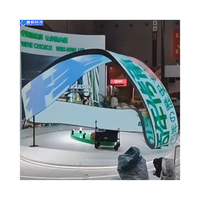 Écran LED flexible couleur pleine PushunLED, moniteur LED incurvé, mur vidéo intérieur P1.538, panneau publicitaire haute luminosité, graphiques