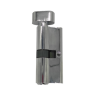 Cilindro de Cerradura Europeo de 60-120 mm, Cilindro de Cerradura de Aleación de Zinc para Baño, Alta Seguridad