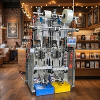 Machine de remplissage et de scellage automatique à double voie PLC haute vitesse pour sachets de café, de bonbons gélifiés et de granulés, 180 sachets/min, pour aliments (1-50g)
