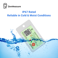 Registrador de Temperatura Inalámbrico ZenMeasure de Alta Calidad, ABS, para Logística de Cadena de Frío 5.0, OEM/ODM, Clasificación IP67, Reutilizable, con Aplicación