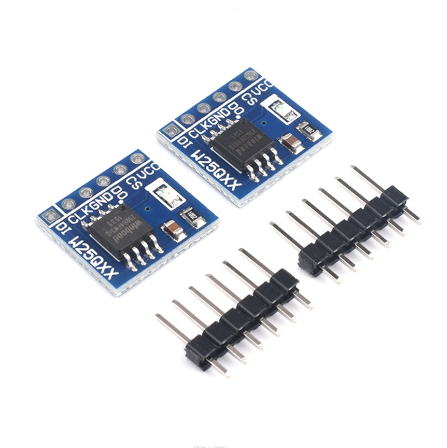 W25Q32/W25Q64/W25Q80/W25Q128 SPI nor Flash Memory Module -32MB/64MB/80MB/128MB Storage Chip BV/FV Versions for Embedded Systems