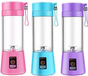 Prix <span class=keywords><strong>moins</strong></span> <span class=keywords><strong>cher</strong></span> Portable Electric450ML Fruit Juicer USB Rechargeable Machine Sports Mini Bouteille Juicing Blender - Product Image 1