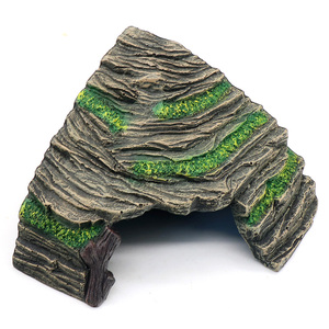 NƠI ẨN NÁU Cho Bò Sát Hang Đá Bò Sát Lớn NƠI ẨN NÁU Nền Tảng Rù<span class=keywords><strong>a</strong></span> Cho Thằn Lằn Râu Rồng Bò Sát Động Vật Lưỡng Cư - Product Image 3