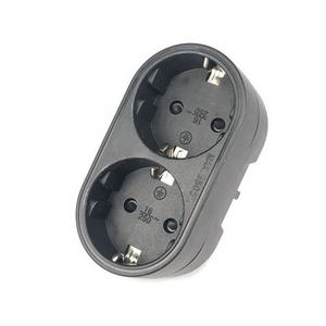 Europäischer zu Schuko France Stecker adapter 2 in 1 16A Typ E zu Typ F Konverter Multifunktions-Funk verlängerung stecker - Product Image 4