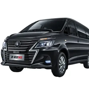 Dongfeng Factory's New Mini Van/Bus Gasolina de alta eficiencia/Luz eléctrica Caja de cambios manual de cuero Venta caliente Exportación de automóviles