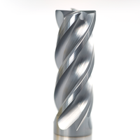 Fraise en bout à chanfrein 14mm 4 cannelures en carbure HRC40, fraise CNC à revêtement AICrN tige droite, usine directe OEM/ODM personnalisée