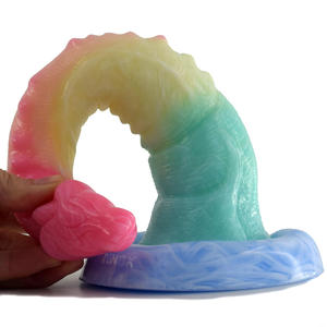 Yeni ürün fikirleri 2022 N5037 kırmızı öğrenci ruhu yılan havuzu abartılı s-şekilli yapay penis çift taraflı dalga yumru zırh tasarım seks oyuncak - Product Image 2