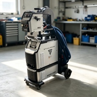 Saldatrici MIG MAG MMA a Impulsi Singoli/Doppi 380V Trifase per Alluminio e Acciaio Stahl Werk MIG500DP