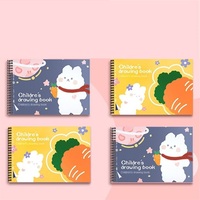 Carnet de croquis pour enfants personnalisé de haute qualité, bloc-notes à spirale pour coloriage et peinture à la gouache, impression multi-formats, promotions en gros