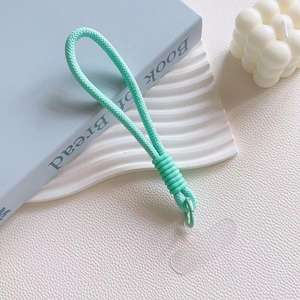 Cordino per telefono cellulare intrecciato corda corta abbinata alla corda Anti-perdita fatta a mano Versatile anello portachiavi bollitore altoparlante corda - Product Image 5